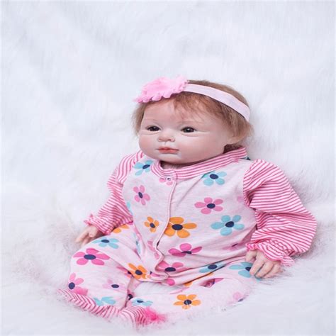 22 Inch 55 Cm Silicone Baby Reborn Dolls Lifelike Doll Reborn Colorful