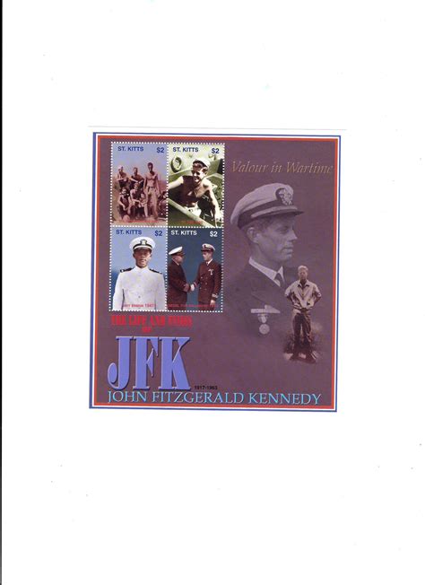 Issued By St Kitts The Life And Times Of John F Kennedy 1917 1963