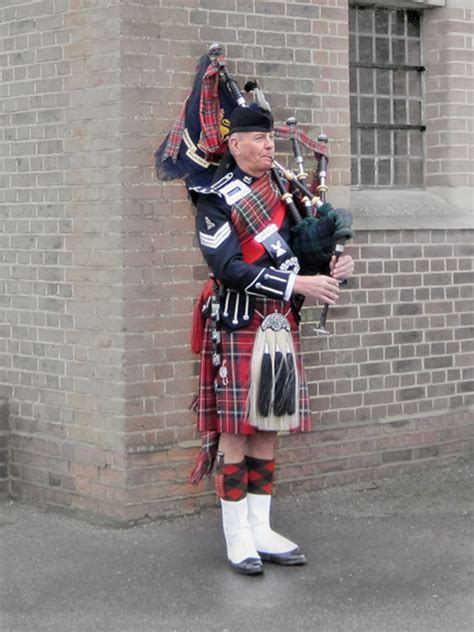 Scottish Pipers Bagpipe Player