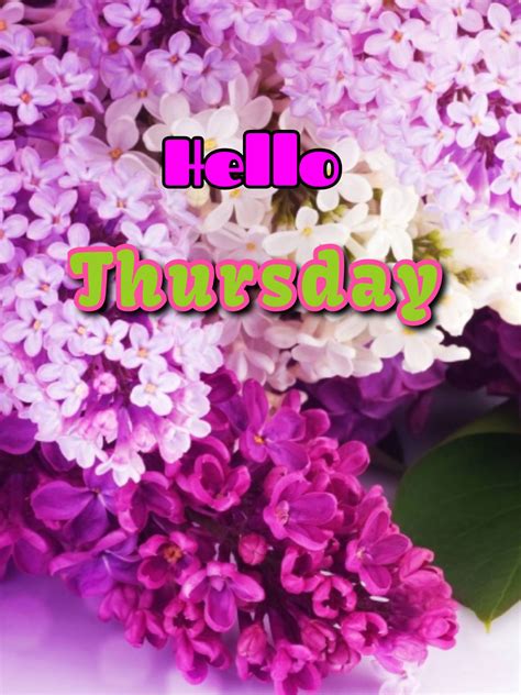 Hello Thursday! ️ | Good morning thursday, Hello thursday ...