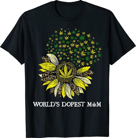 Mom Sunflower Weed 420 Canabis T Shirt Men Buy T Shirt Designs
