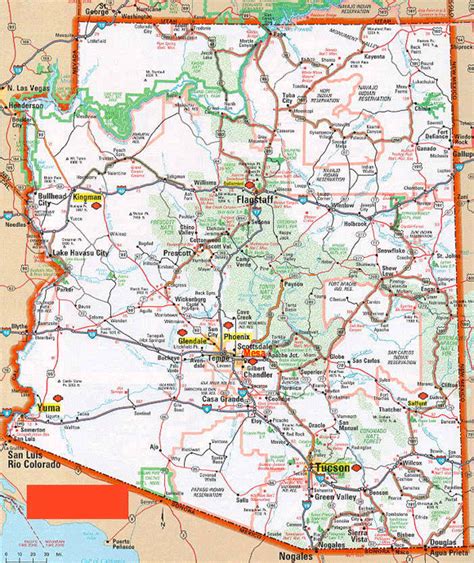 Arizona Maps And State Information
