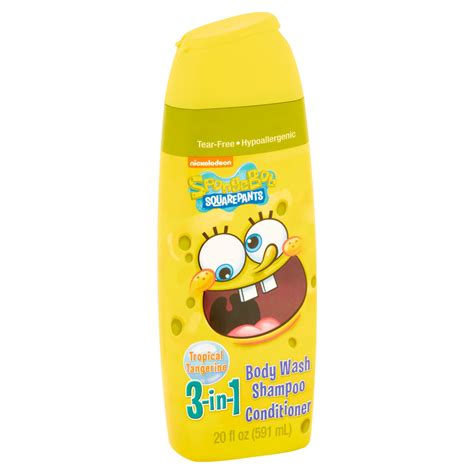 Nickelodeon Spongebob 3 In 1 Body Wash