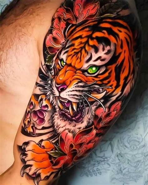 35 Mind Blowing Tattoos Japanese Tiger Tattoo Tiger Tattoo Design