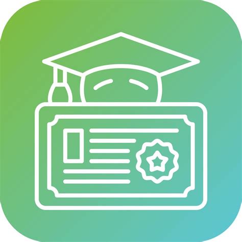 Diploma Vector Icon Style 22292448 Vector Art At Vecteezy