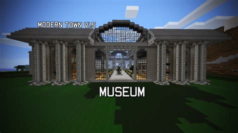 Modern Town V15 Museum Minecraft Project