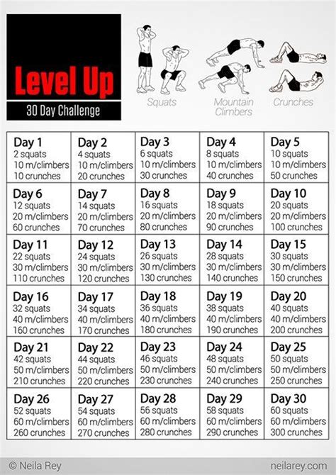 50 Push Ups Challenge Cardio Challenge Workout Challenge 30 Day