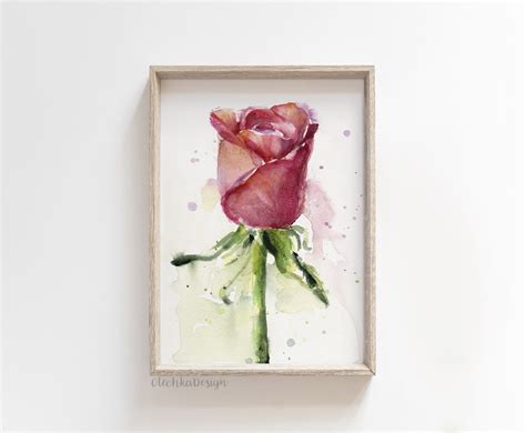 Floral Watercolor Paintings Olechka Design