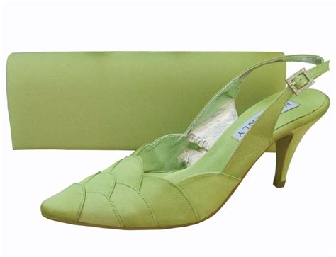 Lime Green Ladies Evening Shoes Sole Divas Evening Shoes Shoes