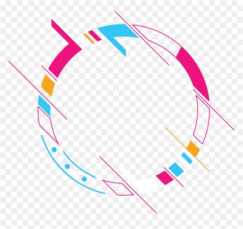 Colourful Circle Banner With Abstract Banner Circle Design Png