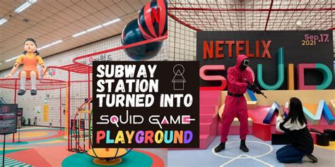 【Entertainment】Korean Subway Station Turned Into Squid Game Playground!