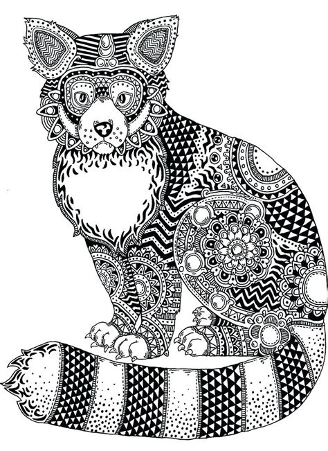 Panda Coloring Pages For Adults At Free