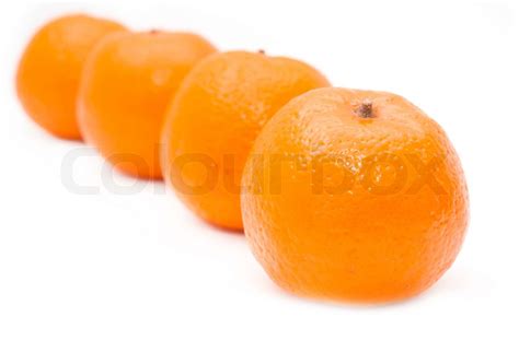 4 Mandarin Orangen Stock Bild Colourbox