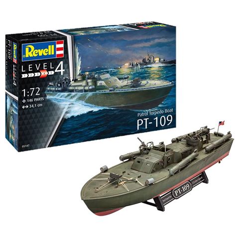 Revell Patrol Torpedo Boat Pt 109 Model Kit Scale 172