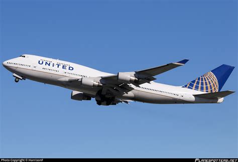 N121ua United Airlines Boeing 747 422 Photo By Harrisonf Id 740091