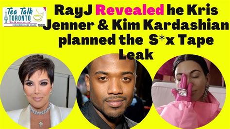 Ray J Revealed He Kris Jenner And Kim Kardashian Were Involved In The