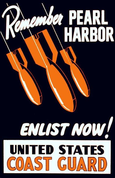 Wwii Propaganda Posters Remember Pearl Harbor Recruitment Poster Us