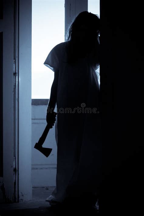 Horror Scary Woman Stock Image Image Of Green Mystery 24292621