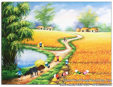 Top 73 Hình ảnh Vẽ Tranh Phong Cảnh đồng Lúa đơn Giản Mới Nhất