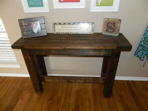 Rustic Farmhouse Style Console Table On Etsy 25000 Reclaimed Wood