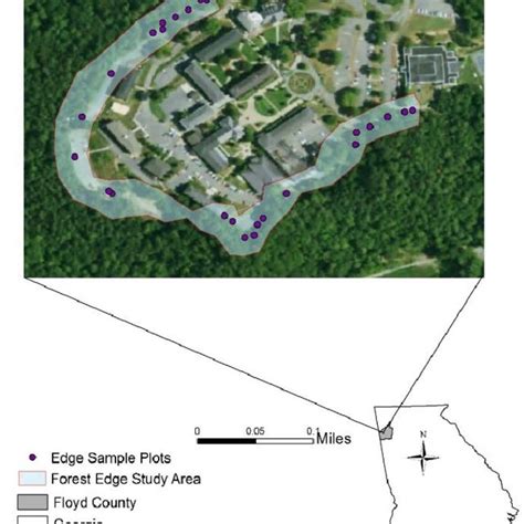 Map Of The Study Area Depicting The Campus Of Shorter University