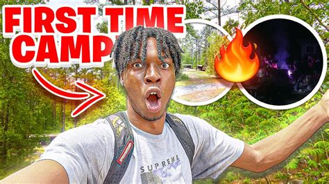 I Went Camping For The First Time🏕️🔥 Youtube