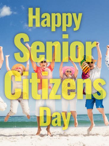 At the edison senior citizen center. Let's Have Fun! Happy Senior Citizens Day Card | Birthday & Greeting Cards by Davia