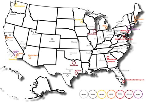 50 Largest Us Metropolitan Areas By Population With Their European