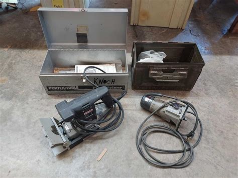 Porter Cable Model 555 Plate Jointer And Model 7309 Proxibid