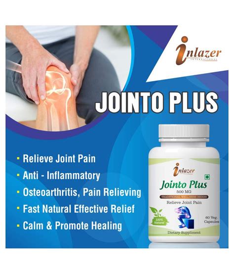 Inlazer Jointo Body Back And Knee Pain Relief Capsule 500 Mg Pack Of 3