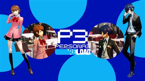Wallpaper Persona Persona Series Blue Background Video Games Yukari Takeba Minato