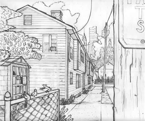 The Wheeler Art Blog Instructional One Point Perspective