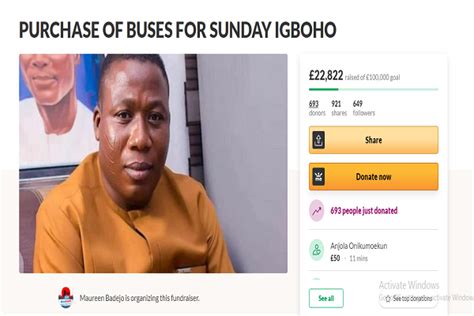 As sunday igboho has denied the claims in the video, saying he was misquoted read all the latest trending news in nigeria today, entertainment news, . How supporters raised over N14m for Sunday Igboho | The Nation