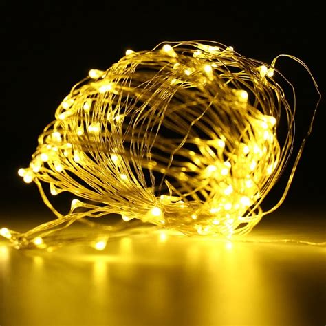 Copper Wiresilver Thread Led Fairy Light 10m 100led String Light