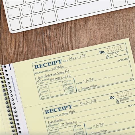 How To Fill Out A Receipt Book For Cash Free Printable Receipt