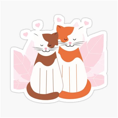 Cat Sticker By Bloomybuds Redbubble
