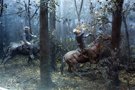 Chancellorsville A Diorama Inside The Chancellorsville Visitors