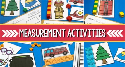Preschool Measurement Activities Pre K Pages