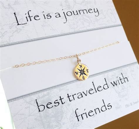 Maybe you would like to learn more about one of these? Compass charm necklace gifts for sisters friendship | Etsy ...
