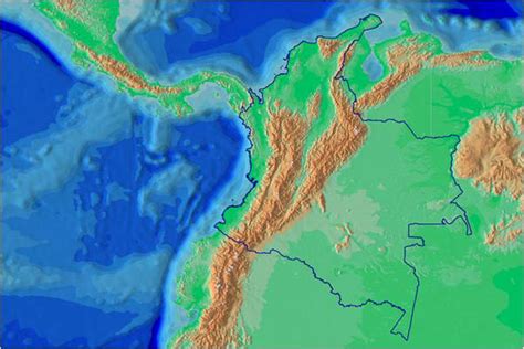 Mapa Conceptual De Relieve Colombiano Farez