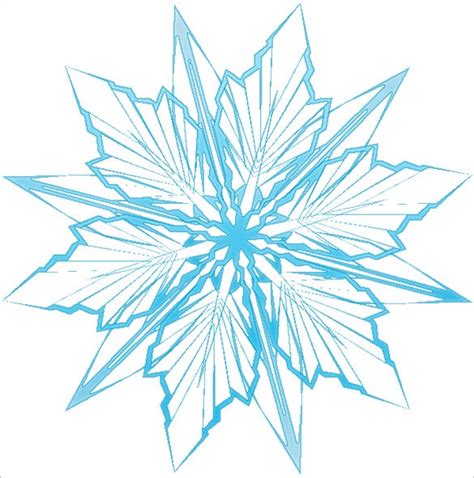 Frozen Snowflake Templates 15 Free Printable Sample Example Format