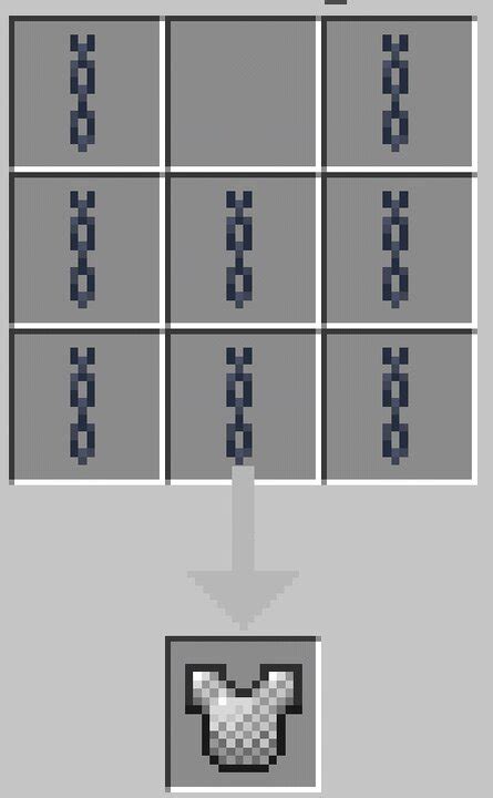 Chainmail Armor Recipe Behavior Pack Bedrock Minecraft Data Pack