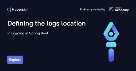 Defining The Logs Location Logging In Spring Boot Monitoring And Hot