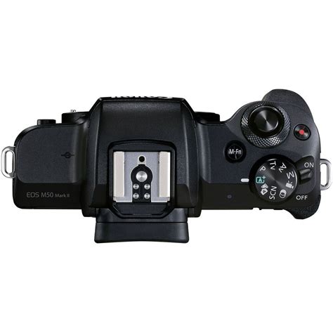 Canon Eos M50 Mark Ii Mirrorless Digital Camera Body Only Black 4728c001