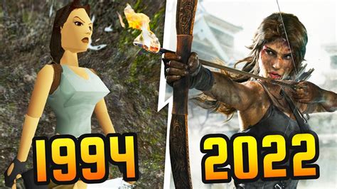 Evolution Of Tomb Raider Games 1994 2022 Youtube