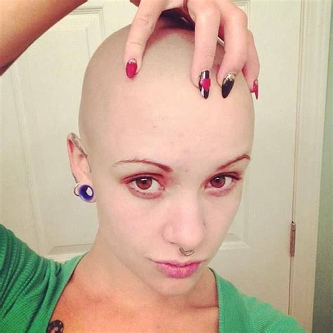 bald women shave my head shaved head