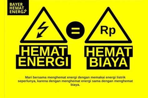 11 Contoh Poster Hemat Energi Sederhana Yang Mudah Dibuat Lengkap