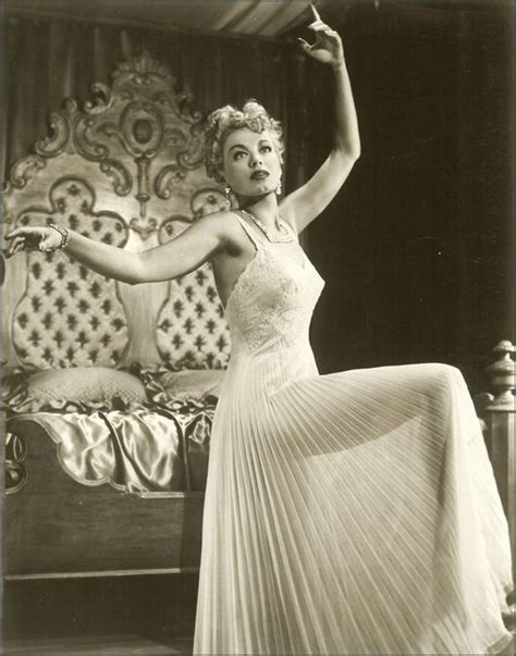 S S Burlesque Stripteaser Lili St Cyr Wearing A Negligee Vintage Costume Vintage