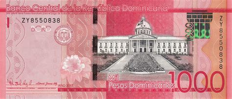 1000 Pesos Dominicanos Dominican Republic Numista