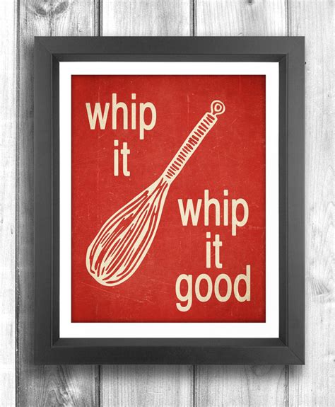 whip it whip it good typographic poster digital by happylettershop